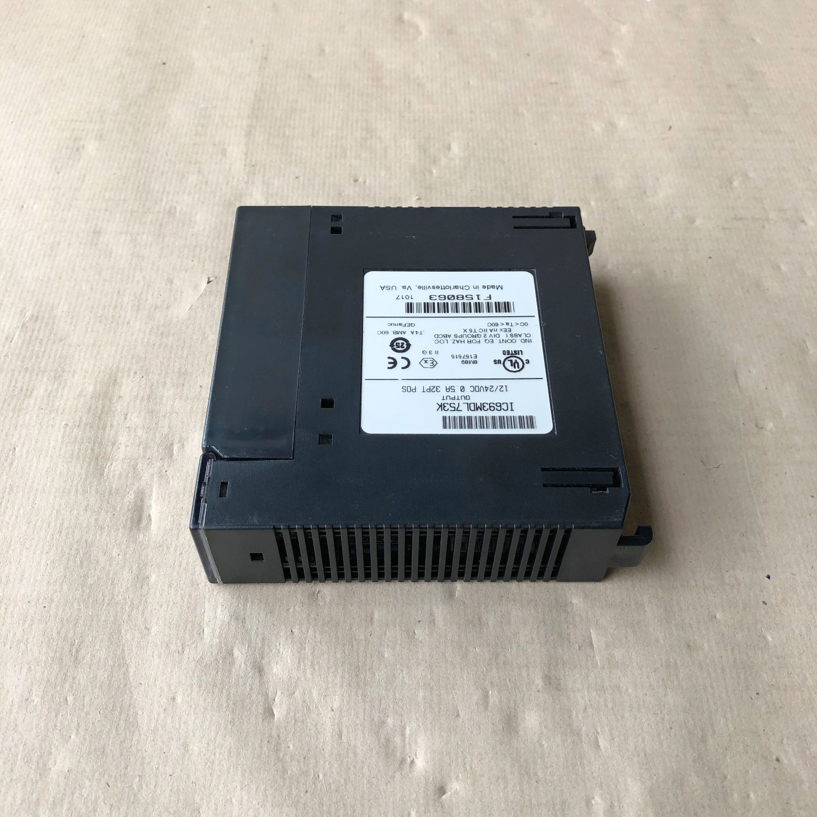 GE FANUC IC693MDL753K OUTPUT MODULE 12/24VDC