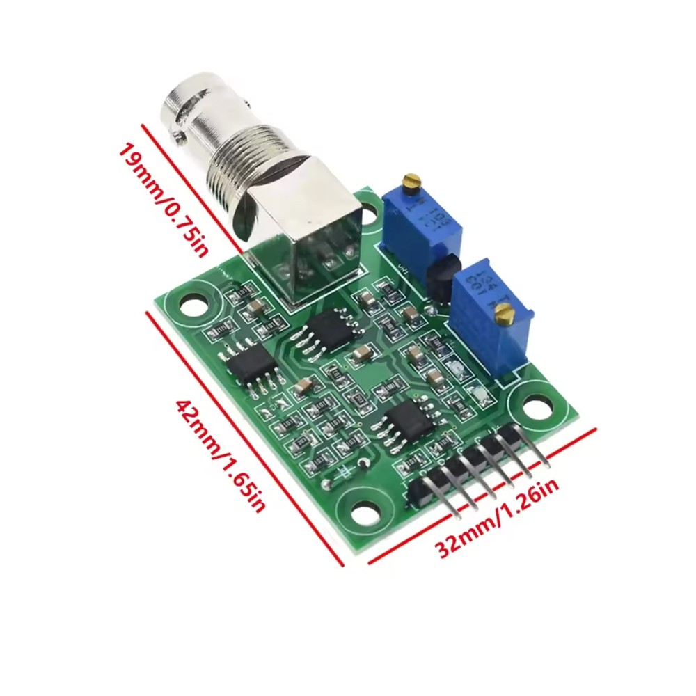 Liquid PH 0-14 Value Detect Sensor Module + PH Electrode Probe BNC for Arduino
