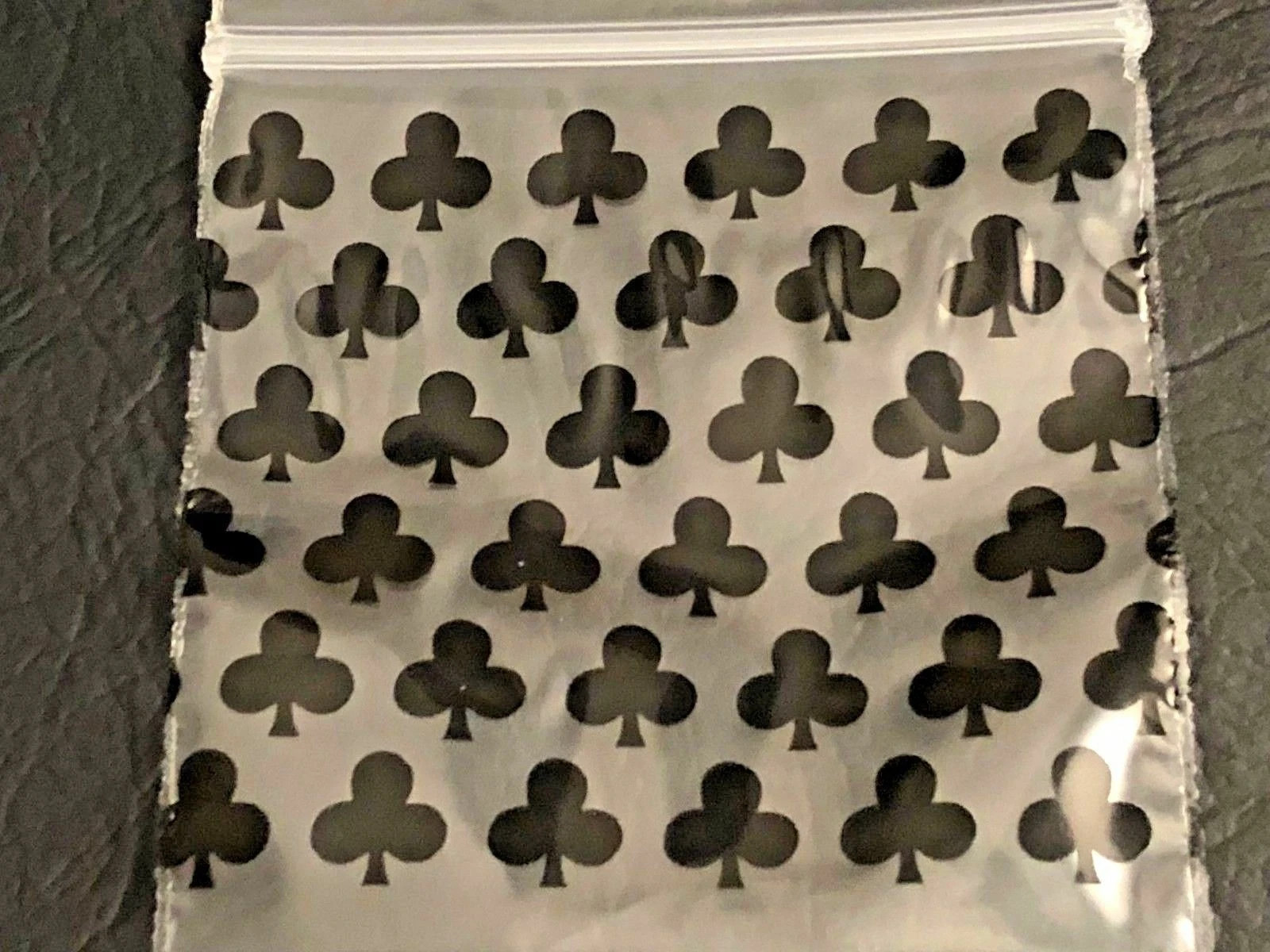 700 SMALL BAGGIES 2″ x 2″ 2020 MINI RESEALABLE POLY DESIGNER BAGS BLACK CLUBS