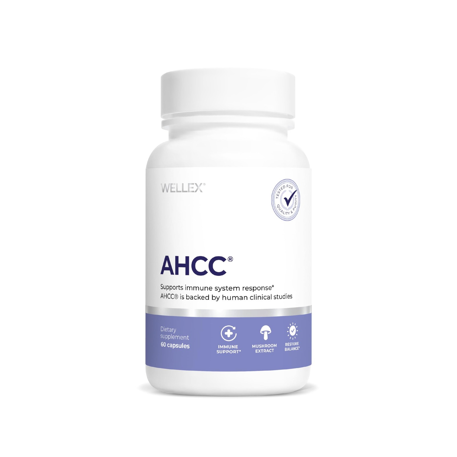 Papillex AHCC Supplement – Max Strength Natural Immune Support Extract 60 Caps