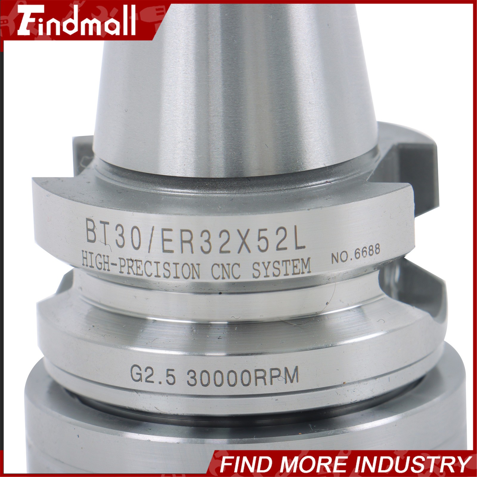 Findmall BT30 ER32 Tool Holder 4 Pack Set 2.05 Inch G2.5 Balanced 20000RPM