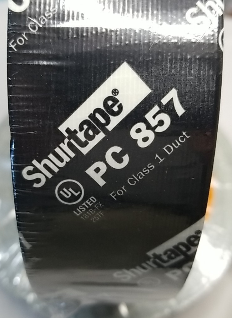 4 Rolls ShurTape PC 857 PC857 Class 1 Flex Duct HVAC Duct Tape 181B-FX