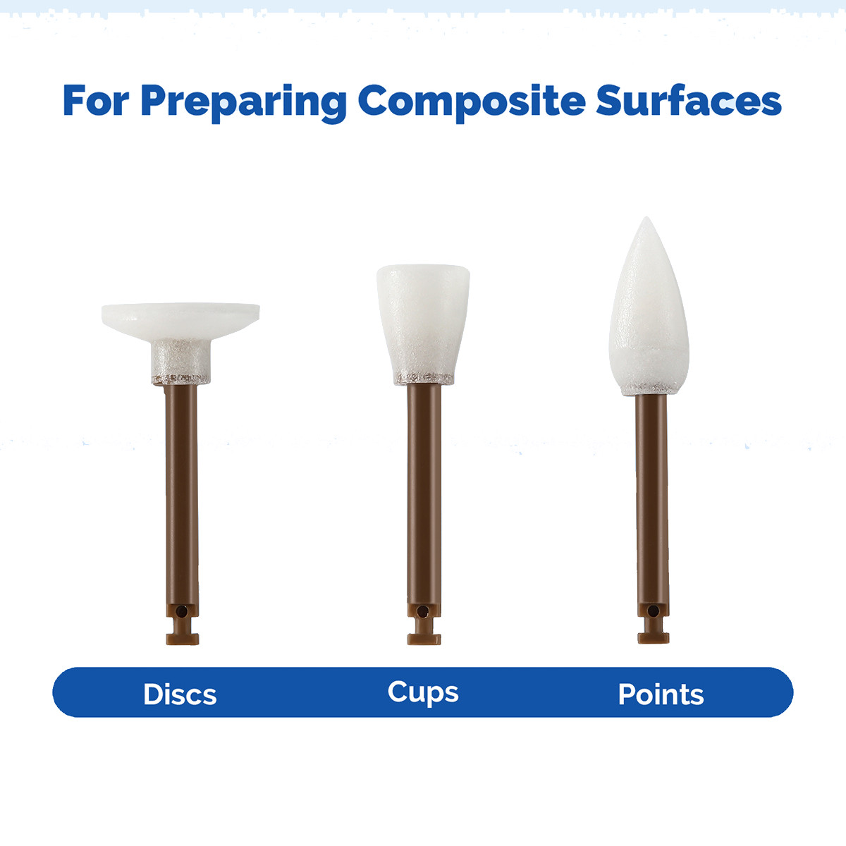 Dental Finishing Finisher Cups Points Discs Composite Polishing RA Fit ENHANCE