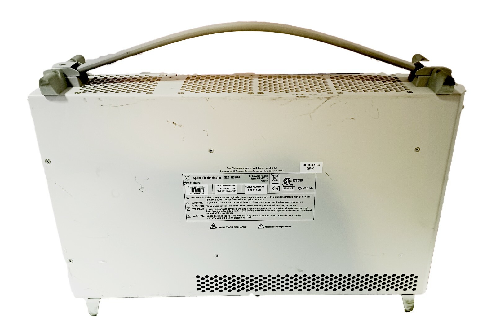 Agilent Keysight N2X N5540A 2-Slot Portable Chassis