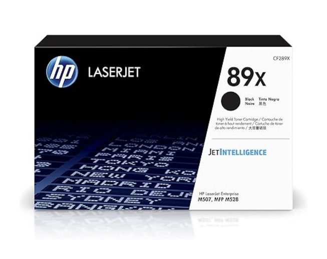 Genuine HP 89X CF289X Black High Yield LaserJet Toner M507 M528 MFP Sealed New