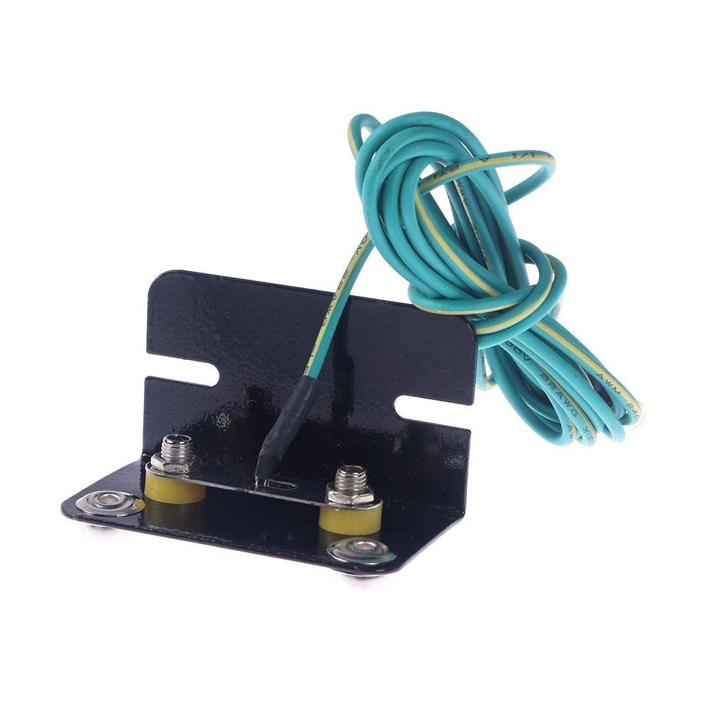 5.5ft Green Terminal Cable Anti-Static Connector for ESD Wrist Straps – L-Shaped
