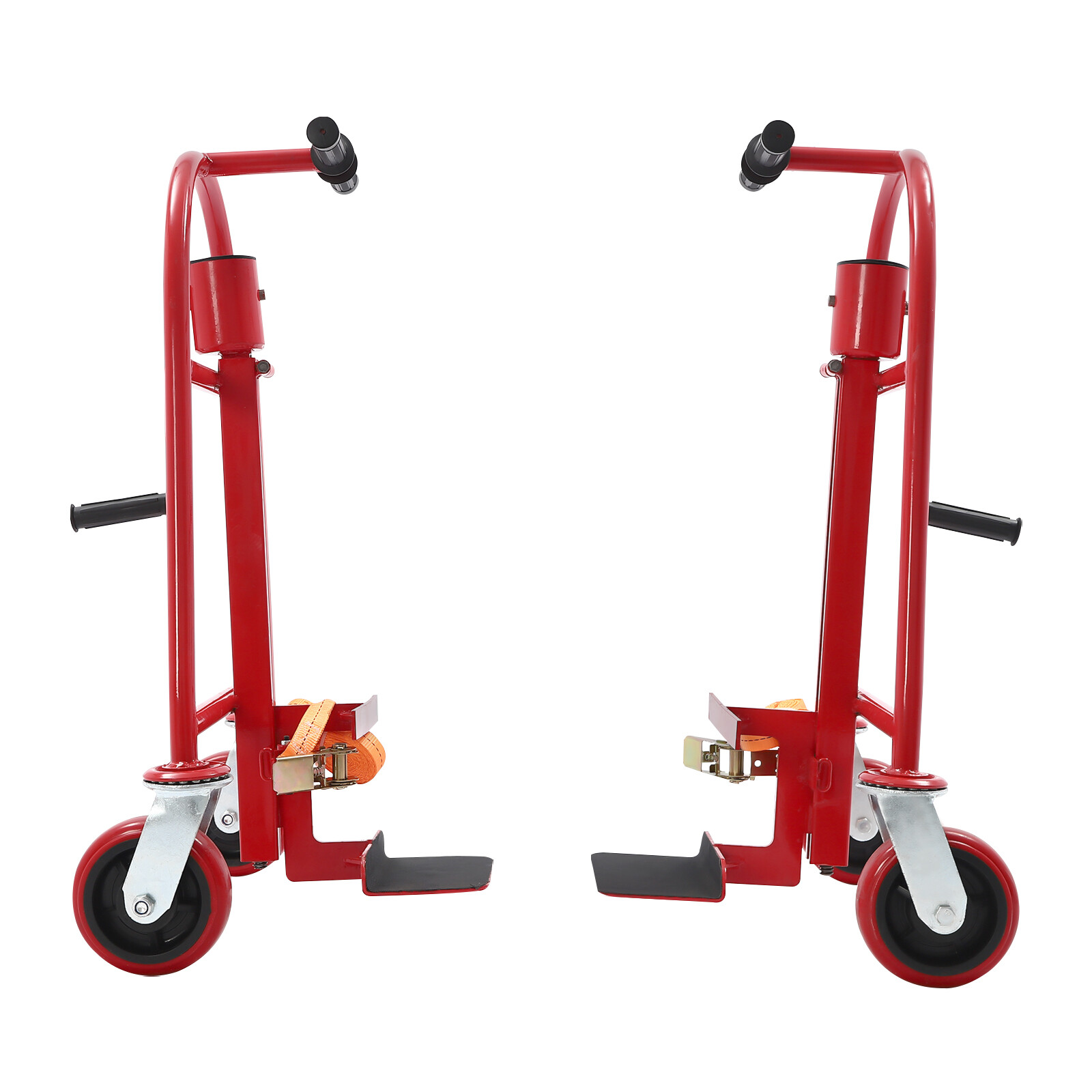 1300lbs Funiture Handling Tool Dolly Heavy Duty Manual Furniture Mover 12″ Lift