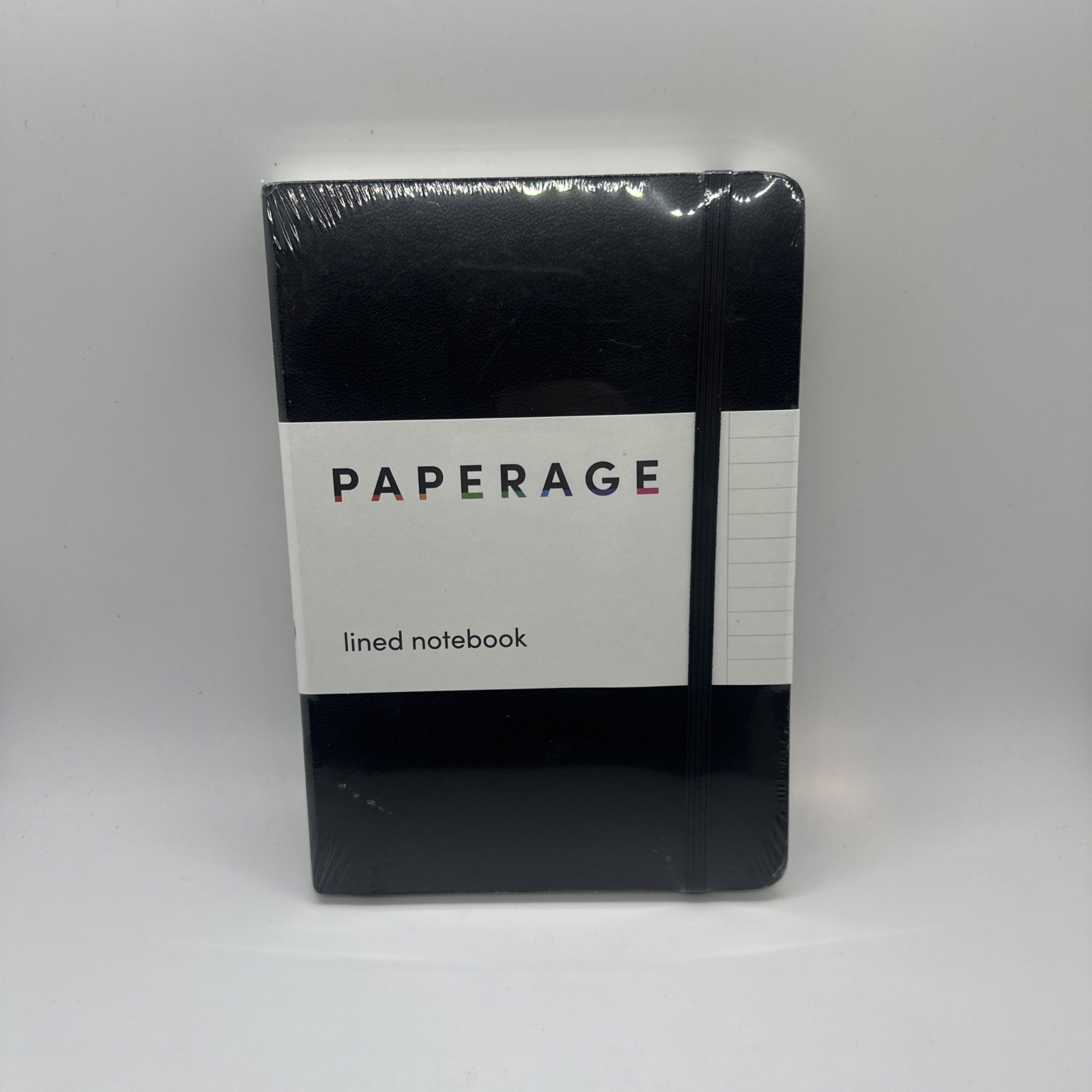 PAPERAGE Lined Journal Notebook, (Black) NEW