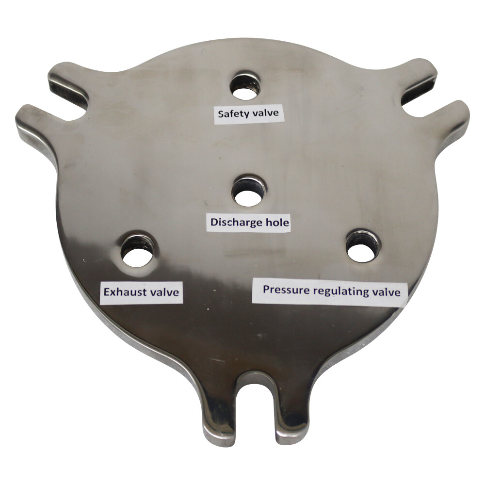 3L 5.2in Stainless Steel Pressure Tank Dispenser Glue Dispensing Storage Bucket