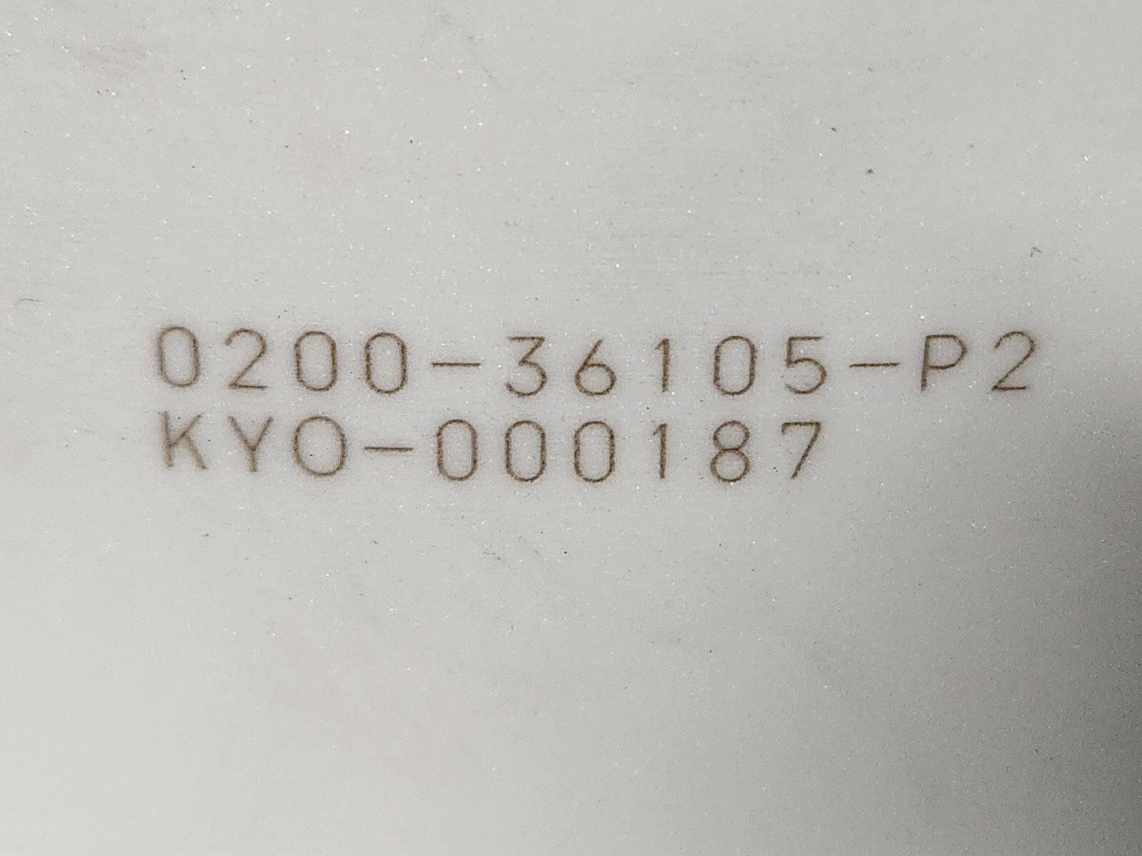 AMAT 0200-36105 Etch Chamber Ceramic Insert, USED