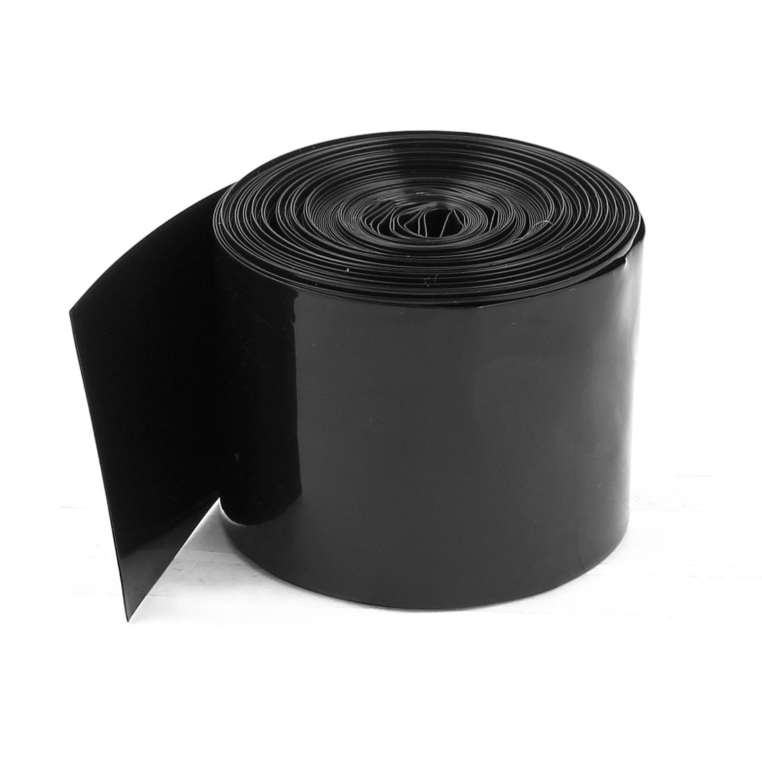 50mm/30mm PVC Heat Shrink Tubing Wrap Black 10m 33ft for 2×18650 Battery