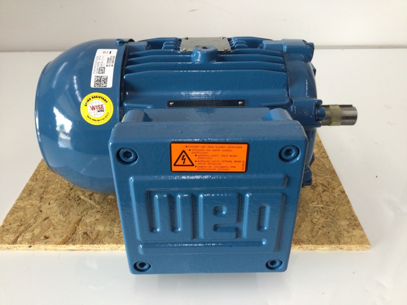 WEG 00218ET3E145T-W22 Electric Motor 11416577 3ph 2hp 230/460V 1750rpm 145T TEFC