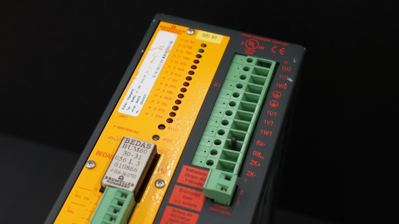 BAUMULLER BUM60-30/60-31-B-000 Servo Drive Amplifier BUM60-A-SM-0110-B