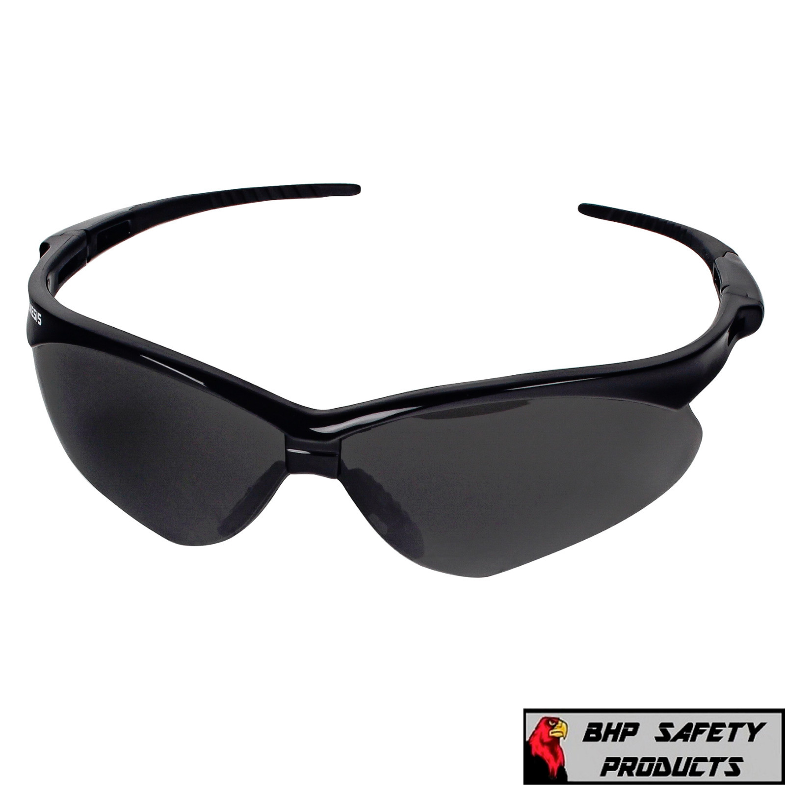 (3 PAIR) KLEENGUARD NEMESIS SAFETY GLASSES 22475 SMOKE ANTI-FOG LENS SUNGLASSES