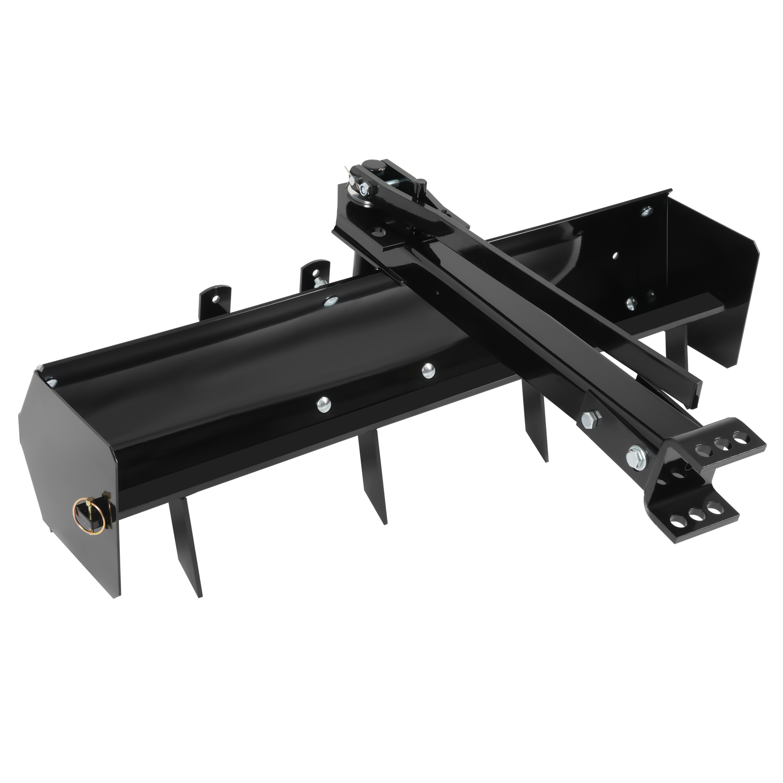 40″ Steel Adjustable Behind Box Scraper For Lawn Garden Tractors