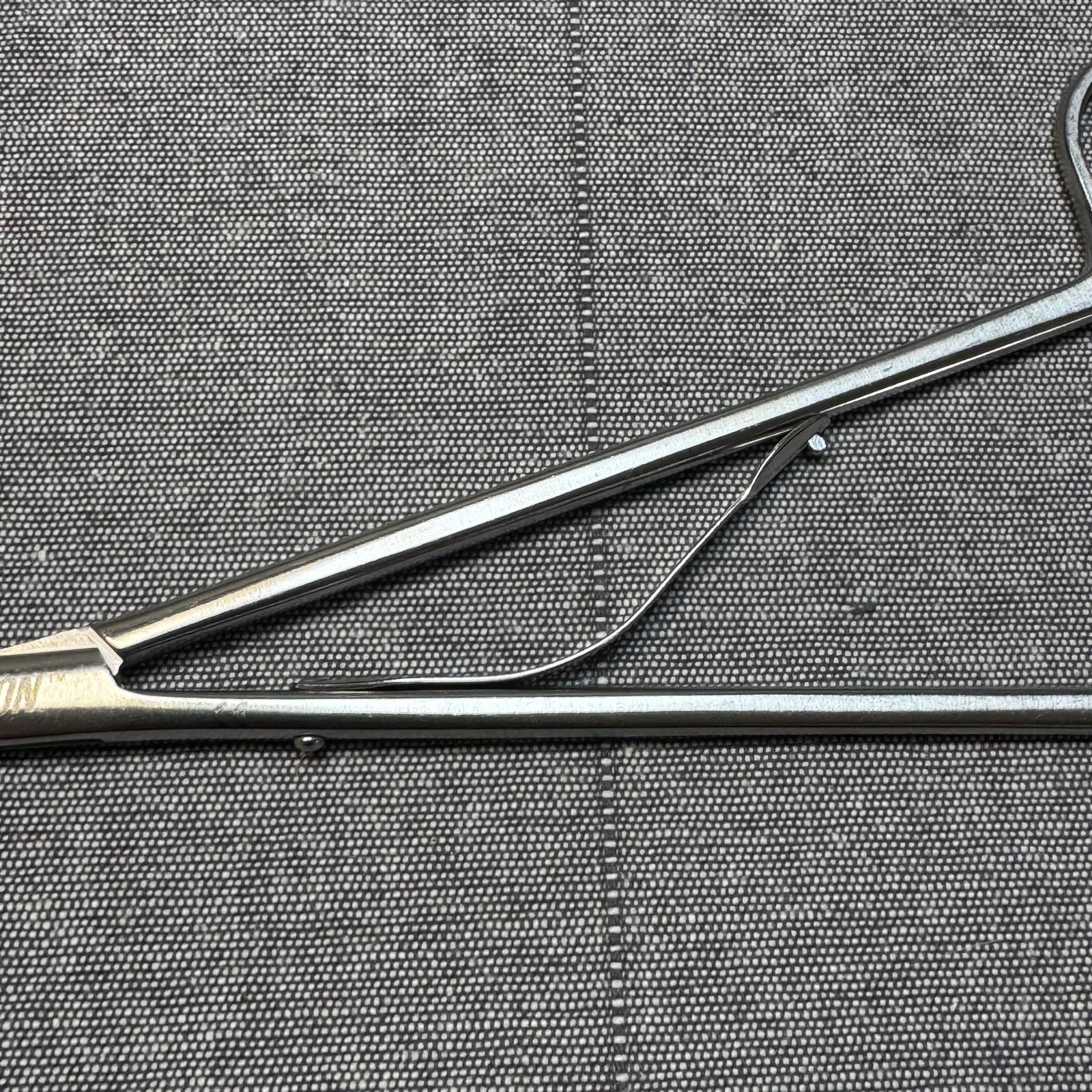 Teleflex Horizon Suture Tying Forceps Med/Large 37081 Stainless USA Green Handle