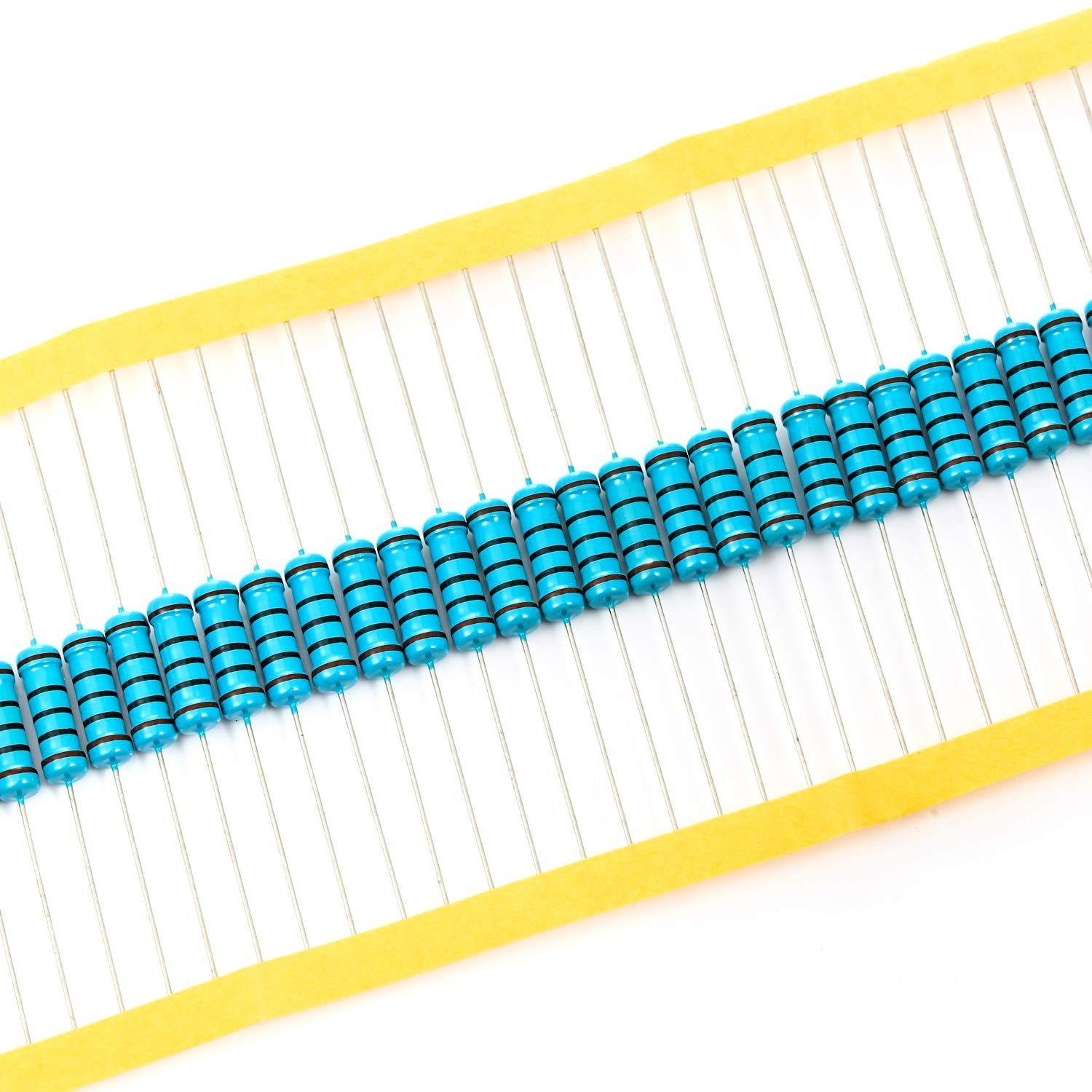 30pcs 2W 100 Ω ohm Metal Film Fixed Resistor 0.01 ±1% Tolerance 100R MF Throu…