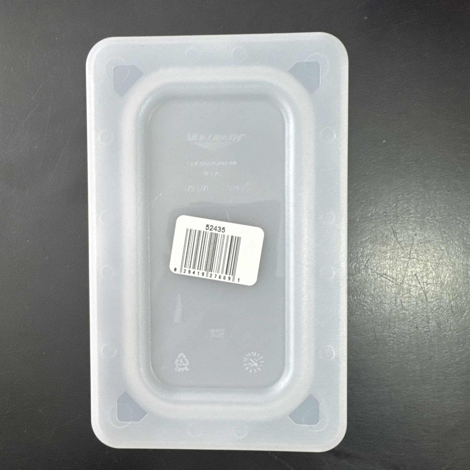 Vollrath 52435 Super Pan V 1/9 Size Flexible Pan Lid