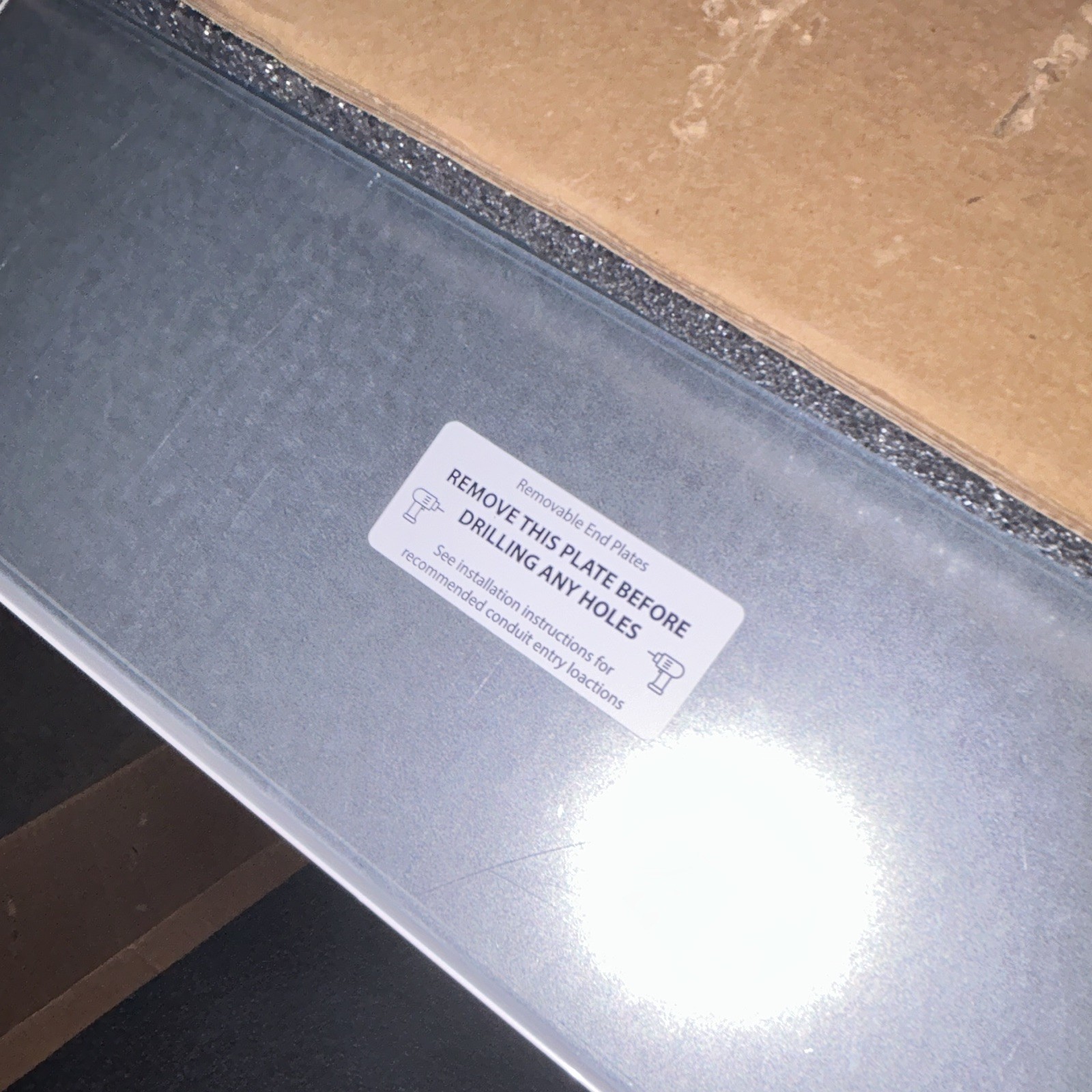 ARP Light ENC32 Lockable Wall Mount Metal Enclosure White IP20 120V Panel