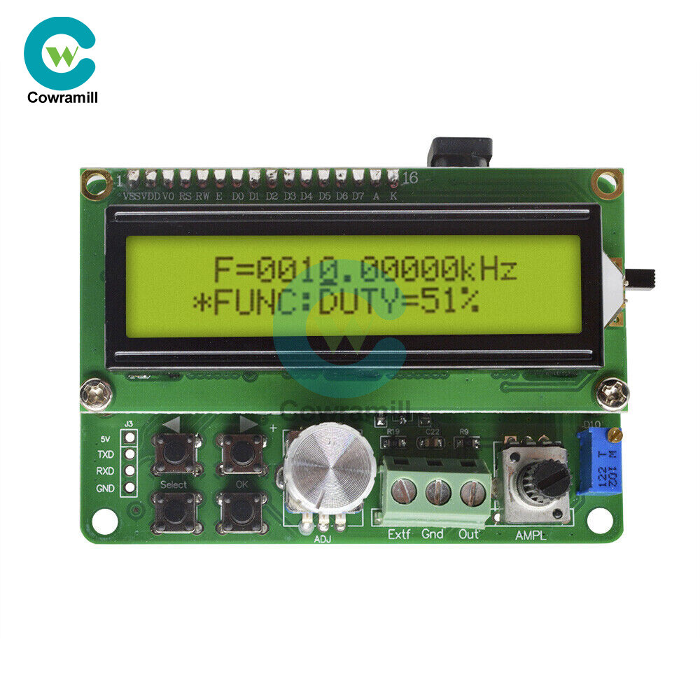 Generator Signal Module Sine/Triangle/Square Wave TTL Output DDS Function FY3012