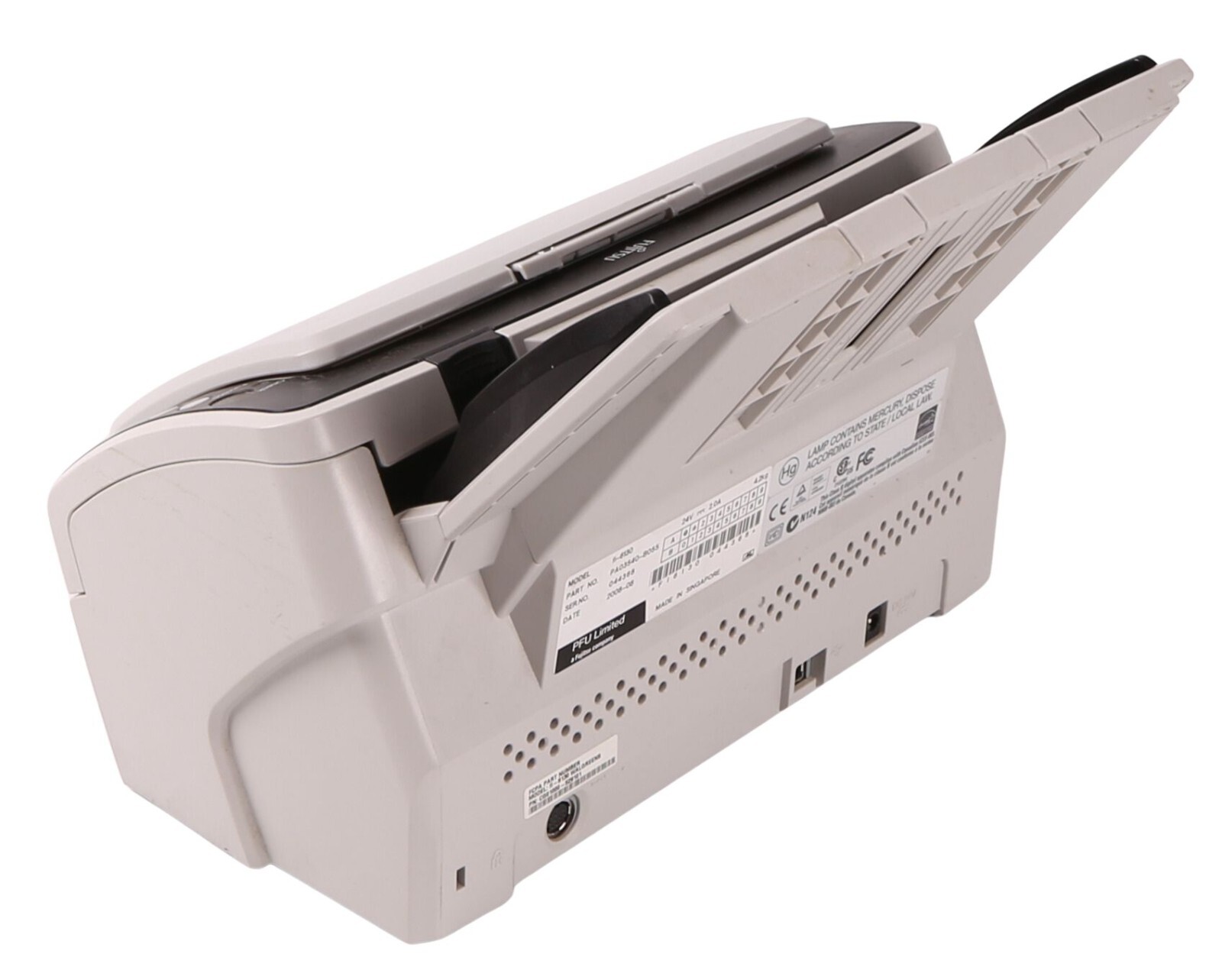 Fujitsu fi-6130 Duplex Scanner; w/ Power Supply, USB Cord, and Warranty