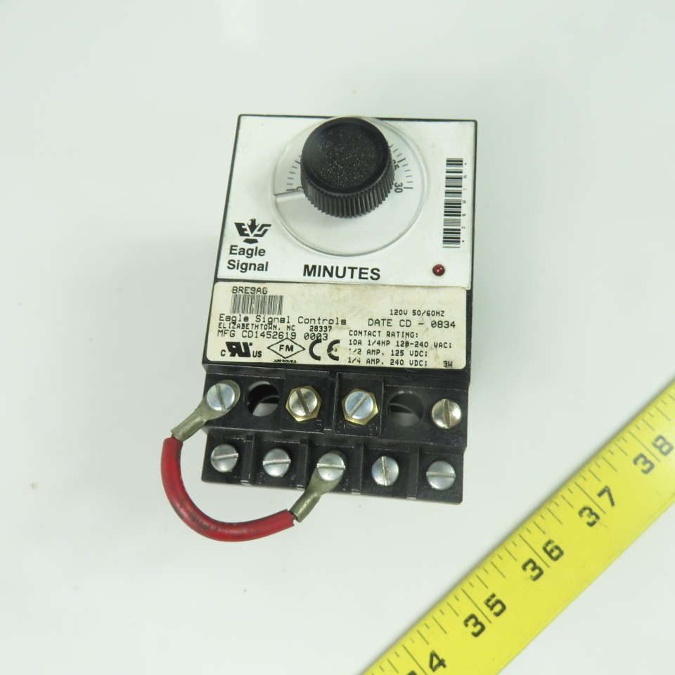 Eagle Signal BRE9A6 Electronic Reset Timer 120V 0-30Min