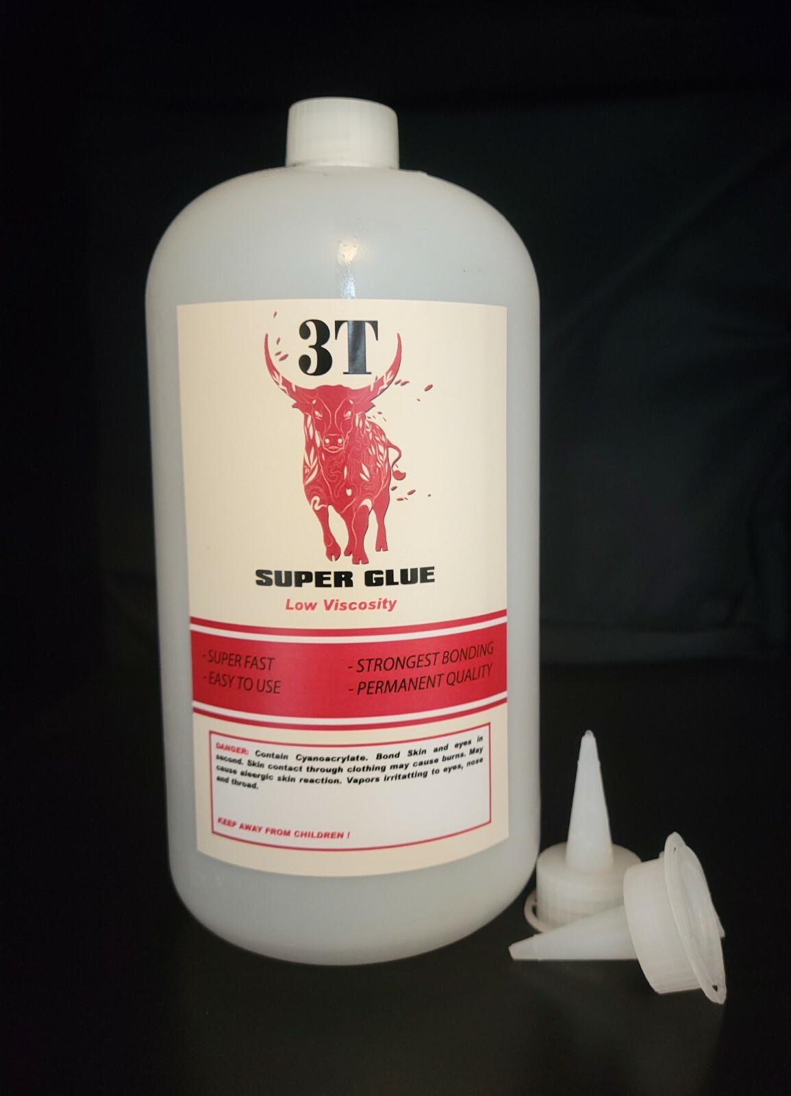 3T Thin ( Low Viscosity) “Super Glue” ( CA Glue) 2 LB (32 oz.)