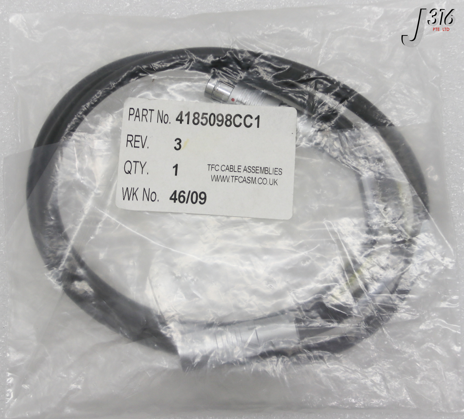 36097 WATERS MICROMASS TFC CABLE ASSY (NEW) 4185098CC1