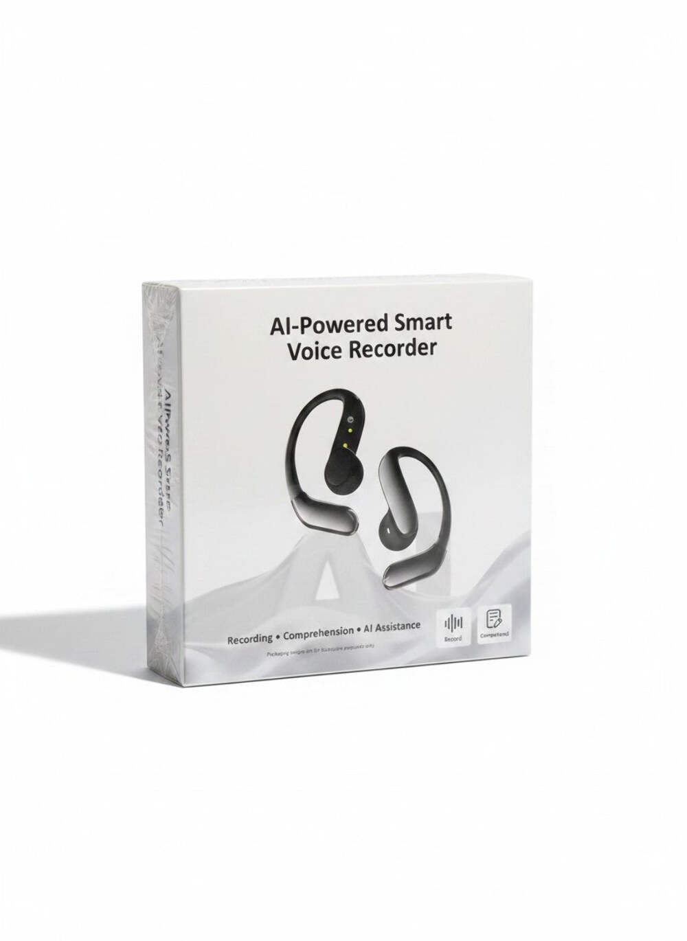 AI Smart Voice Recorder Wearable Open-Ear Hook