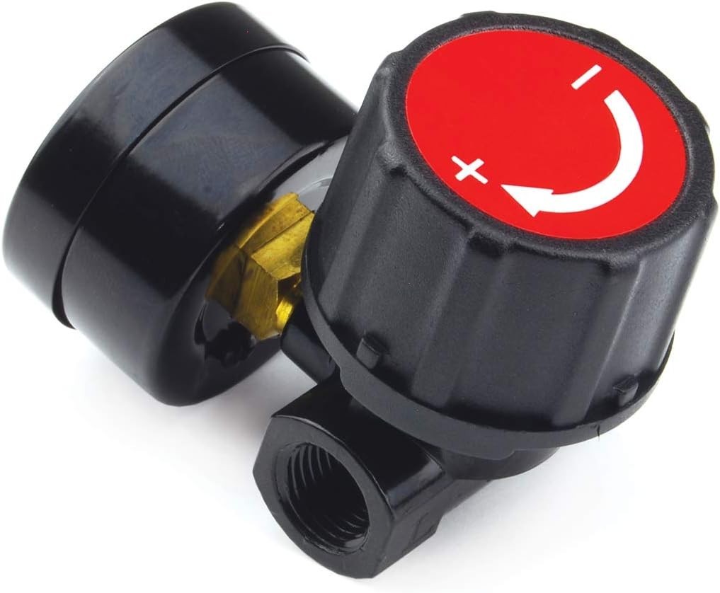 Robust Air Regulator with Steel Gauge for 200 PSI Inlet, Ideal for Compressors