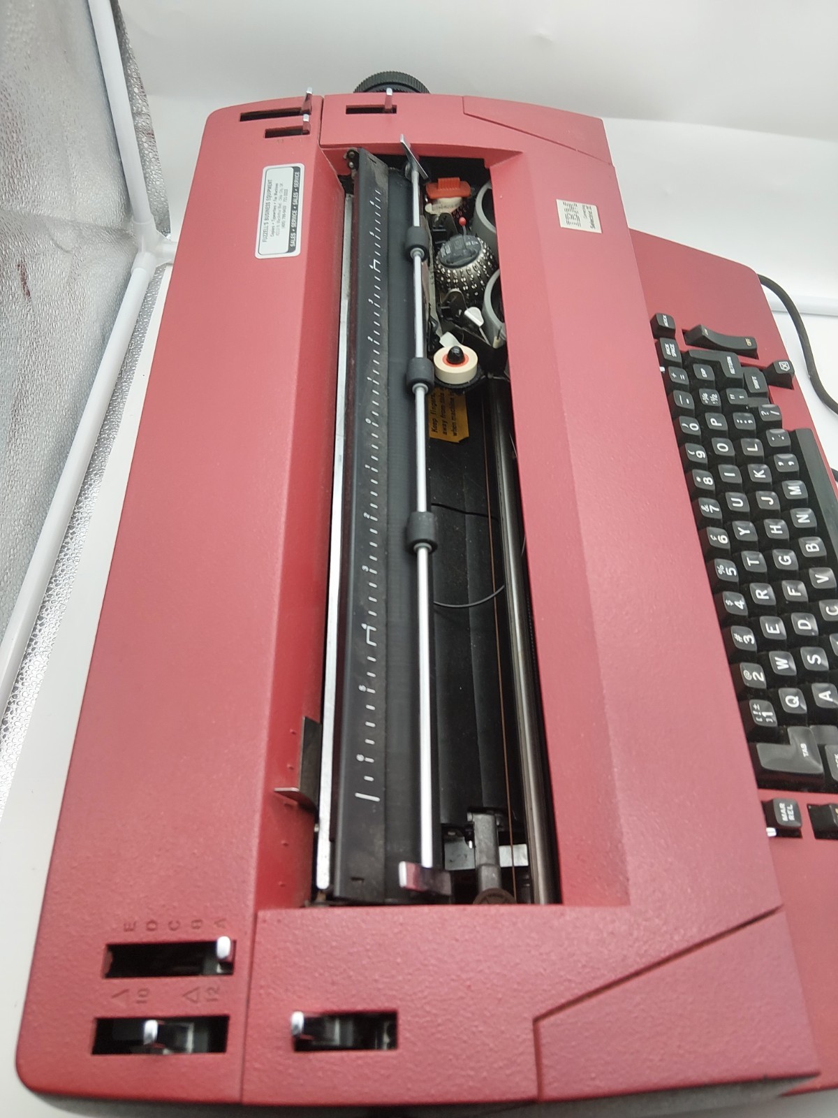 Vintage IBM Correcting Selectric II 2 Electric Typewriter Red *Parts Only*