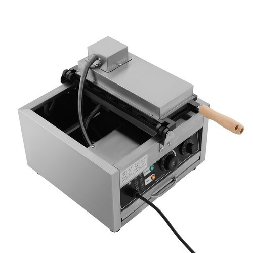 Egg-Shape Waffle Making Machine Mini Electric Waffle Making Baking Machine 1800W