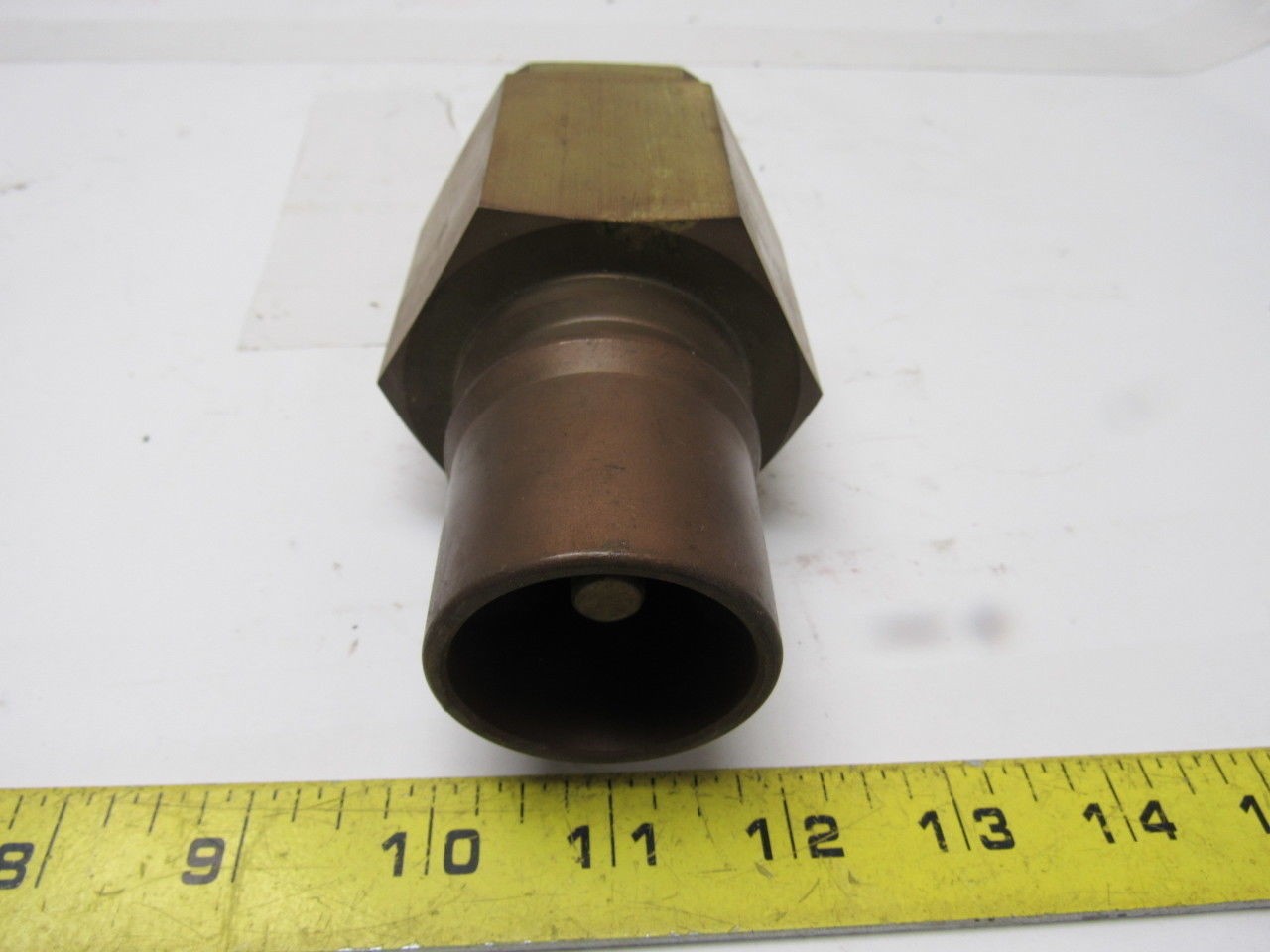 Parker BH12-61-W Brass 1-1/2 Body Poppet Valve Shut off 1-1/4″NPTF Quick Couplin
