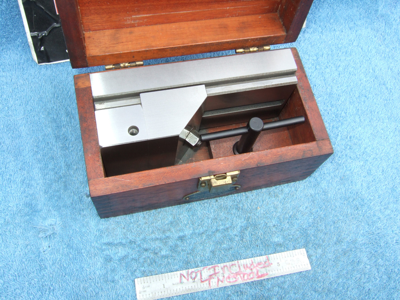 HERMANN SCHMIDT USED V0 4 WOH GRIND VISE CASE&WRENCH TOOLMAKER MACHINIST GRIND 9