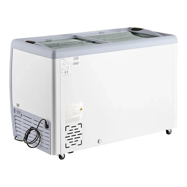 Avantco DFF13-HCL 49 3/4″ Flat Top Display Ice Cream Freezer Used Excellent