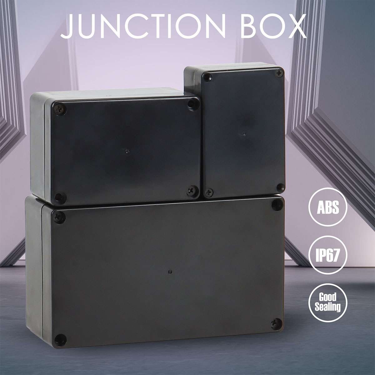 Project Box IP65 Waterproof Junction ABS Plastic Enclosure Dustproo Boxes DIY US