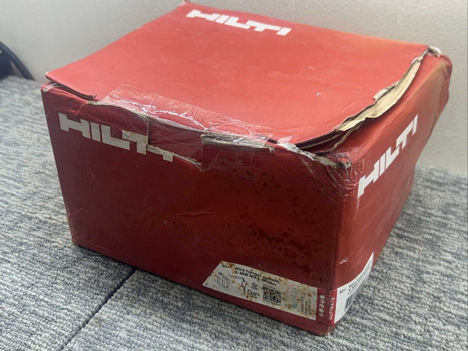 Hilti X-MW MX L 30x Wire Hanger System 6ft/2m for HVAC / Lighting 193579