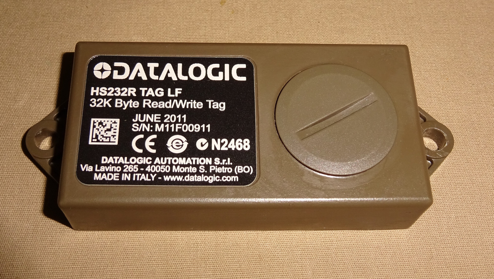 Data Logic HS232R TAG LF ACT Read/Write 32KB 970453004 NEW