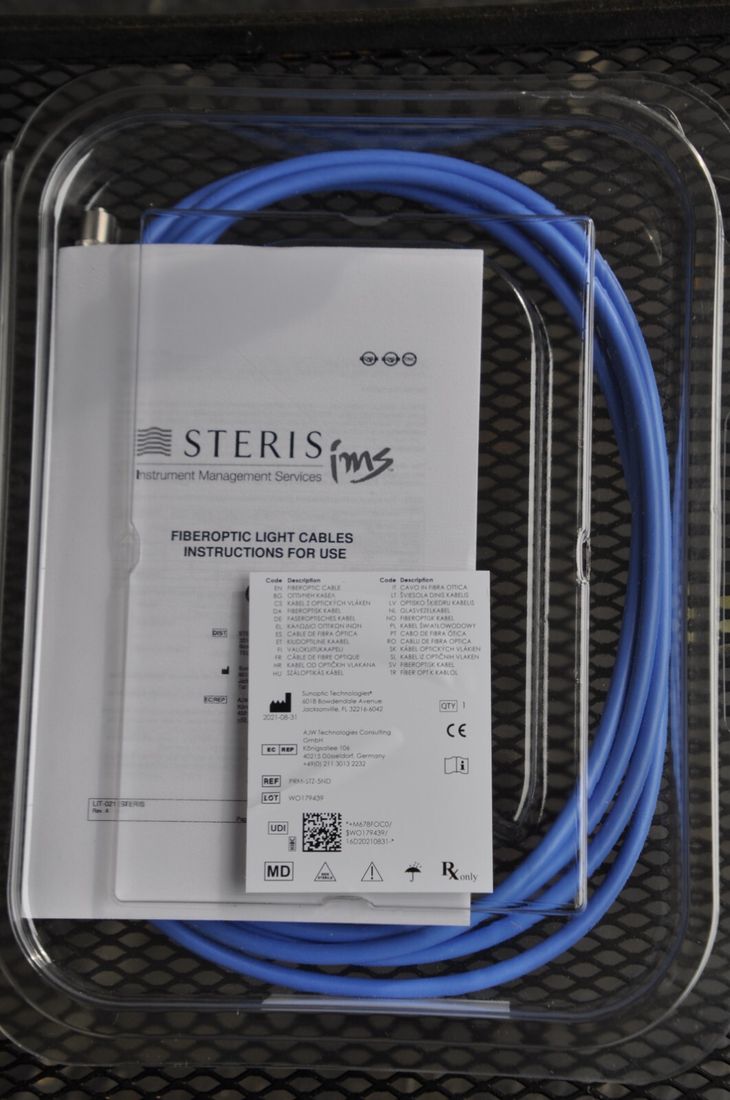 Steris IMS ECO-STR-064 Fiber Optic Light Cable 10ft.