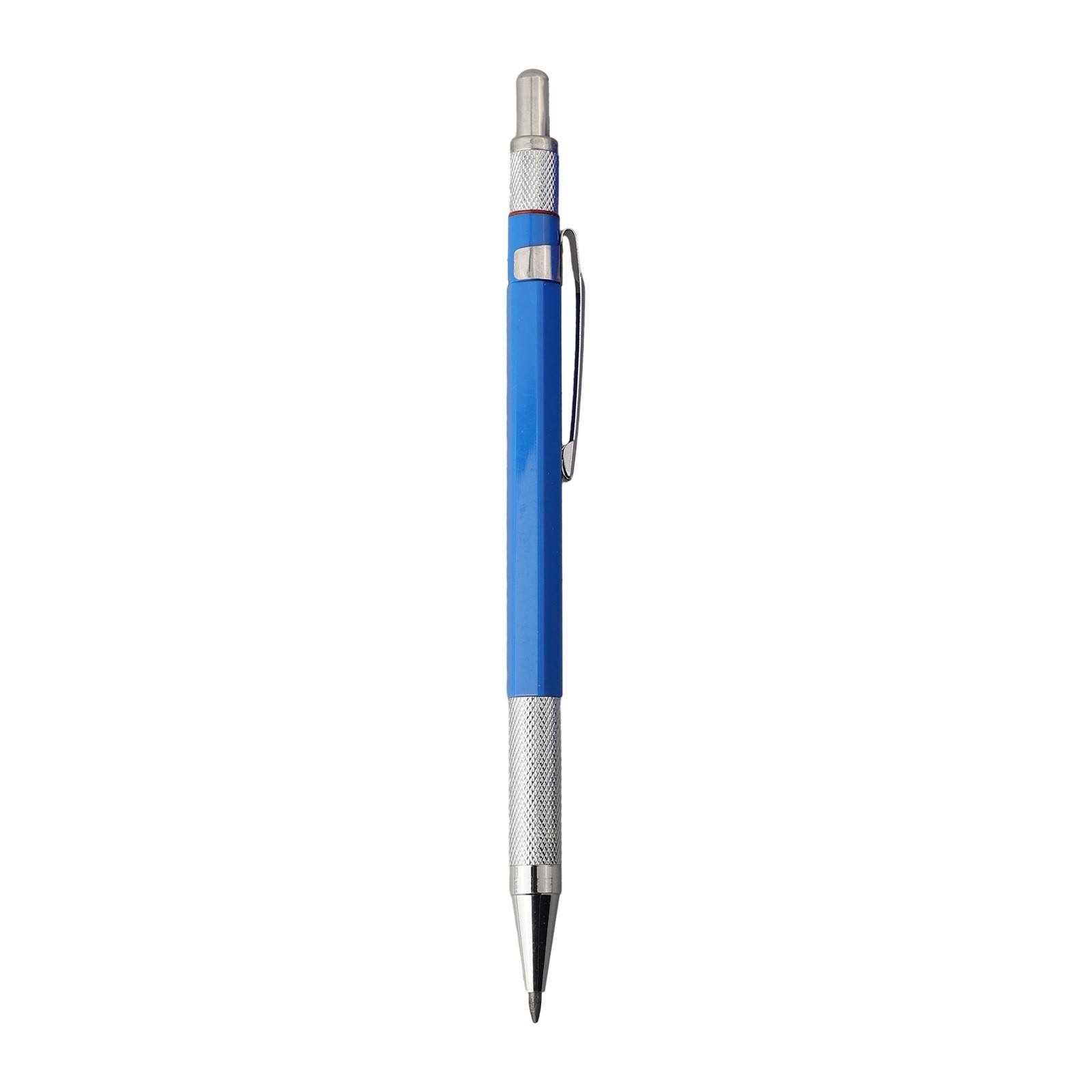 .Silver Streak Welders Pencil With 12 Pcs Round Silver Refills, Metal Marker.