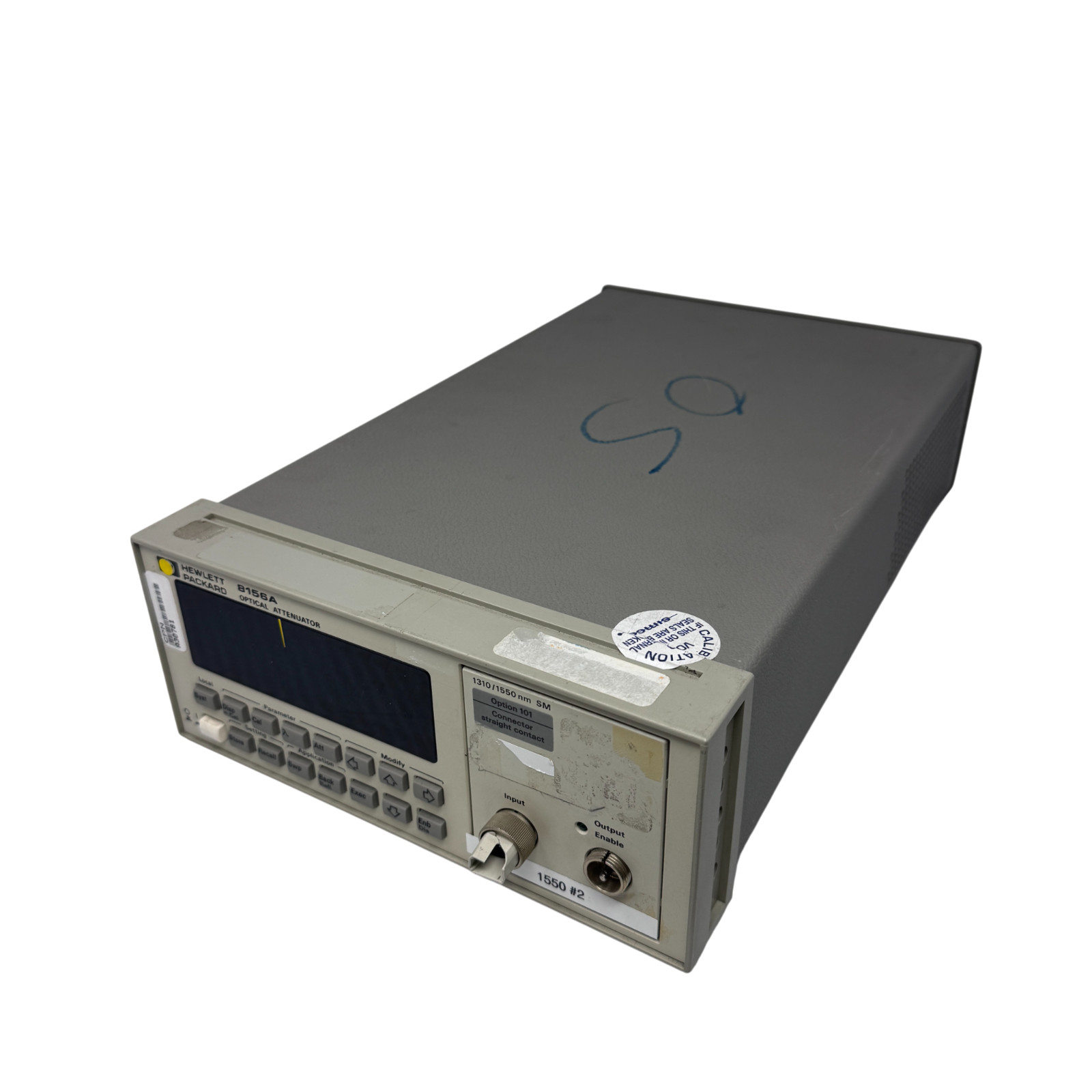 HP 8156A Optical Attenuator 1310/1550nm SM – 60 dB, 0.001 dB, GPIB Opt 101