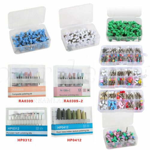 Dental Cordless Hygiene Prophy Handpiece +2 Angles/Burs Cups Composite Polishing