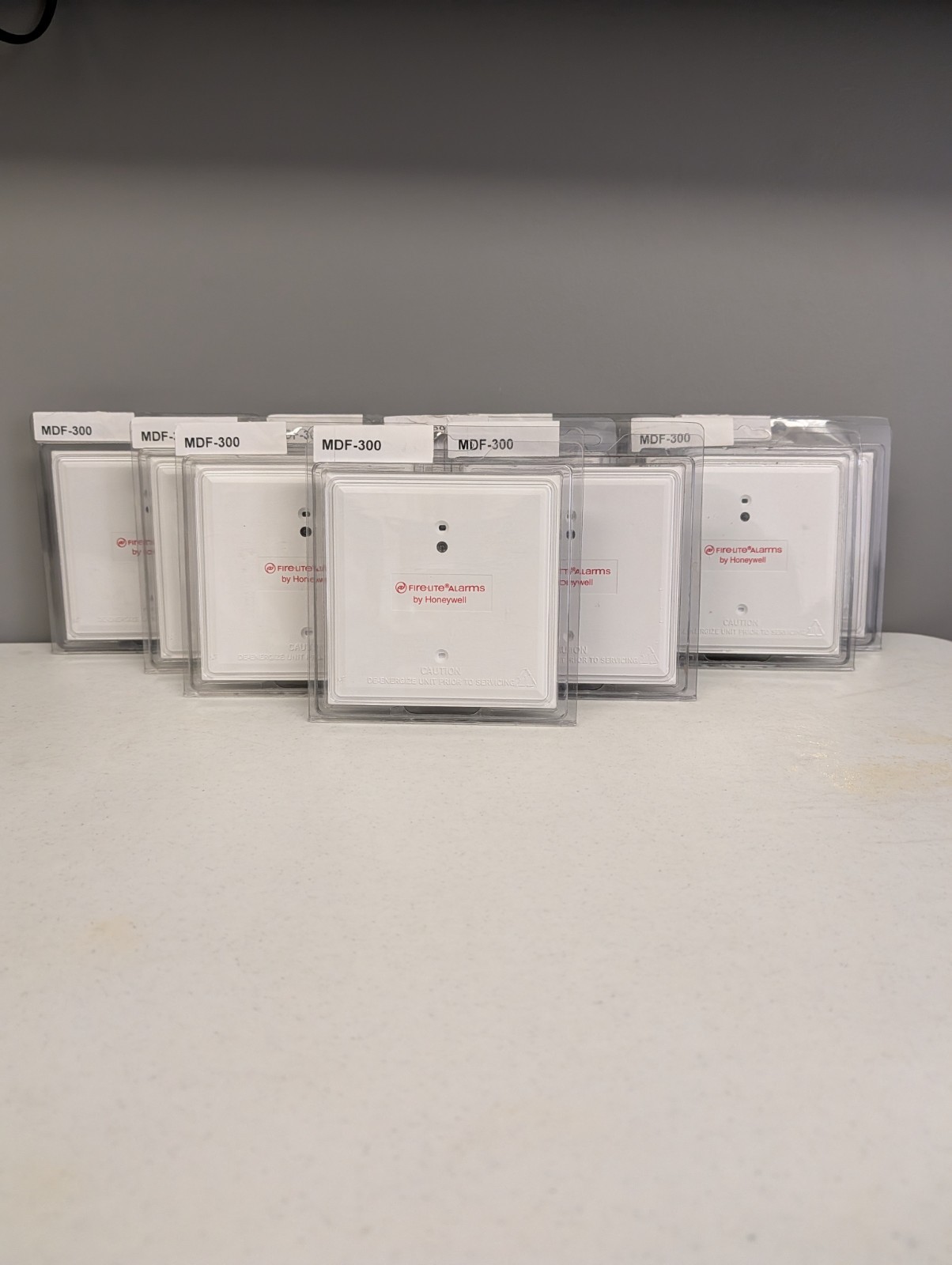 FIRE-LITE BY HONEYWELL MDF-300 DUAL MONITOR MODULE INDOOR FIRE ALARM SET OF 10