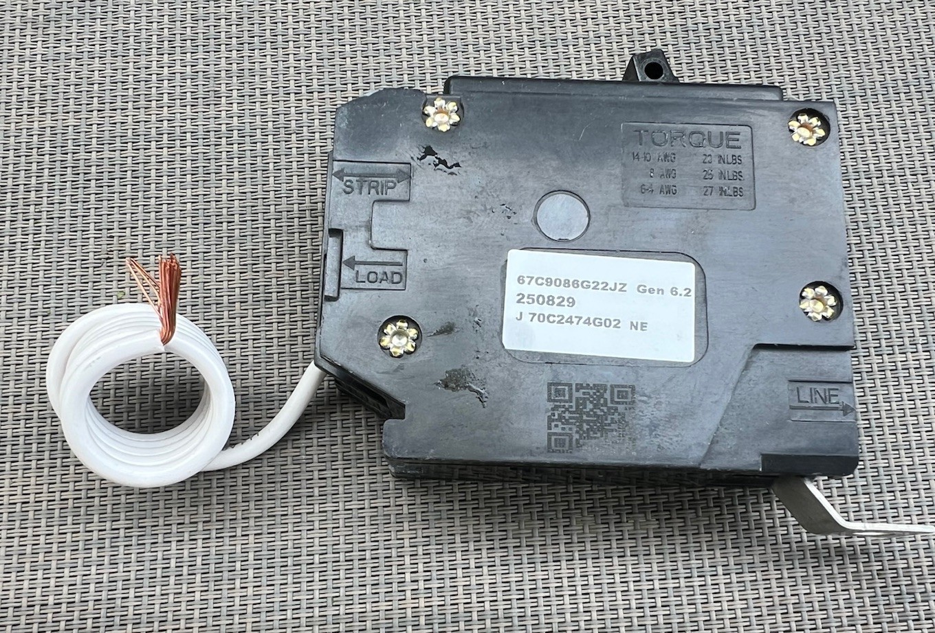 Eaton Cutler-Hammer QB1020GF 1 Pole 20 Amp BOLT IN