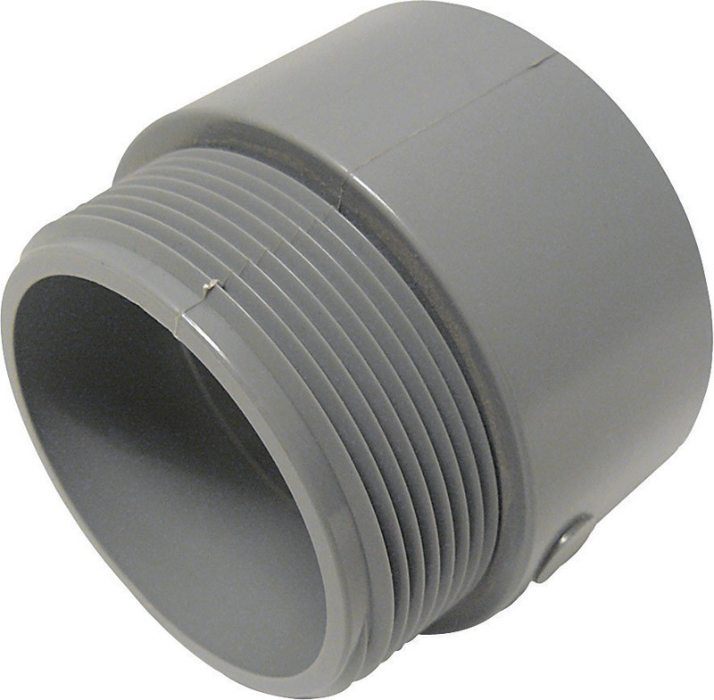 Cantex 5140108C Threaded Metal PVC Male Terminal Adapter 2 Dia. in.