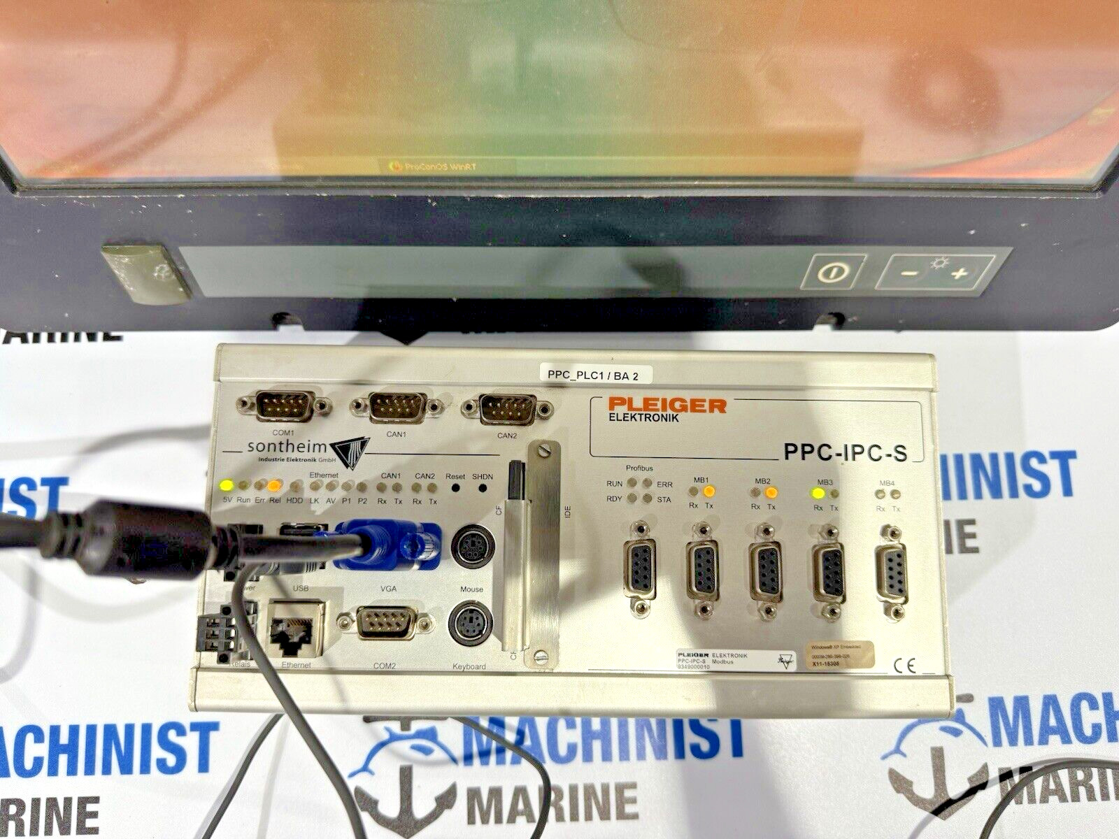 PLEIGER ELEKTRONIK SONTHEIM PPC-IPC-S WITH MT219 nautic 24 display