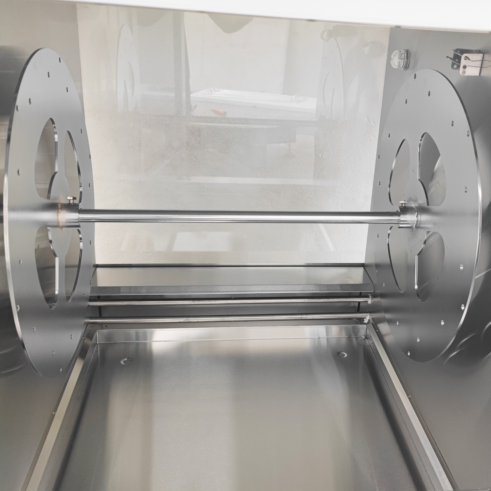 HEJ-201 Type 220V Powered Chicken Rotisserie Machine 122-572℉ Rotisserie Machine