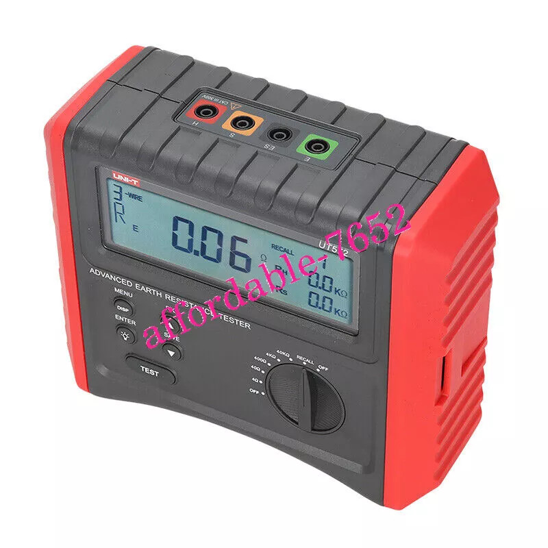 UNI-T UT572 Smart Earth Ground Resistance Testers with Low Battery Indication
