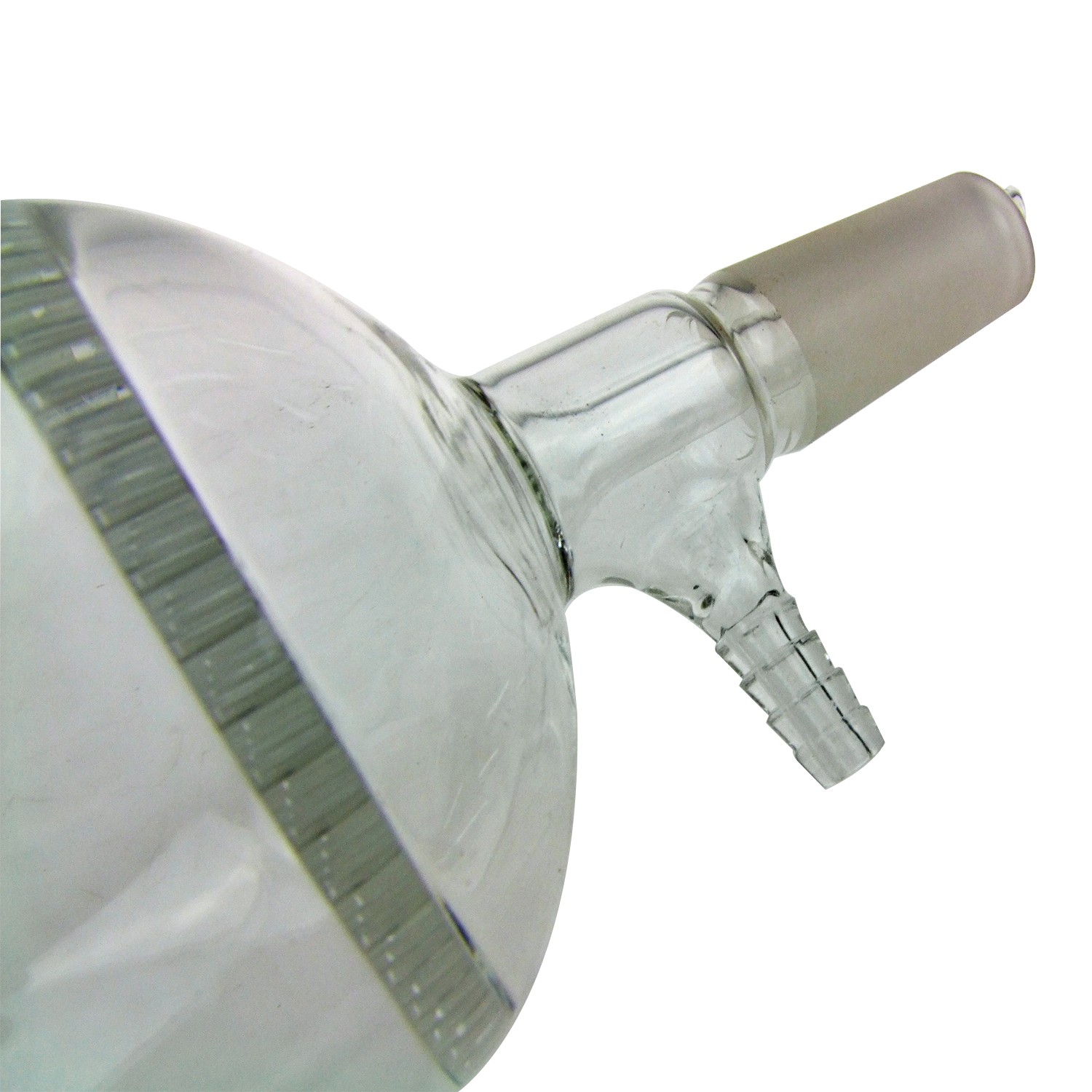 HFS(R) 600mL Buchner Filter Funnel 24/40 Fitting, Barb Vacuum Port, Perforated
