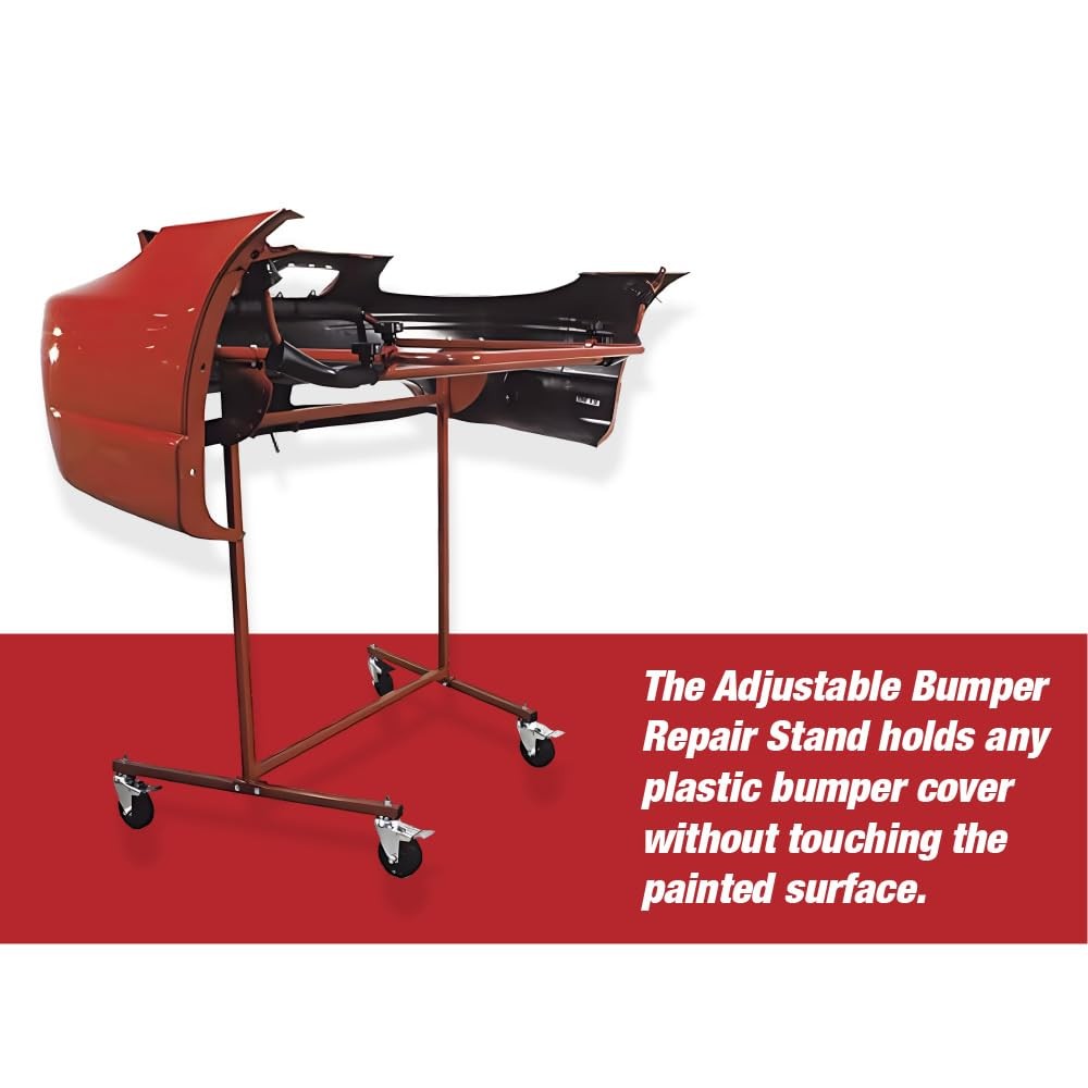LAUCO Adjustable Bumper Repair Stand, Securely Holds Plastic Car Bumper Covers